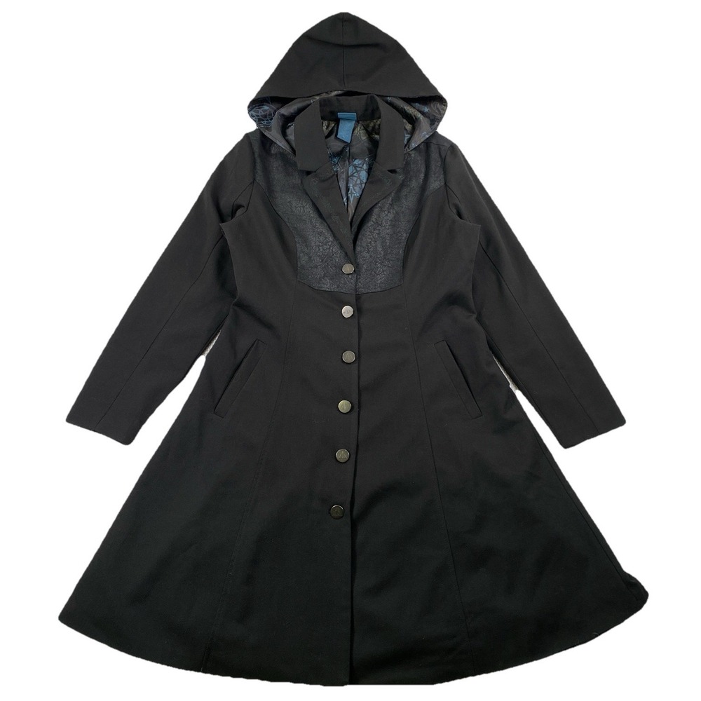Harry Potter Deathly Hallows French Coat Black Women's XL